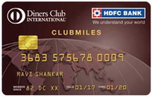 HDFC Bank Diners Club Miles Credit Card