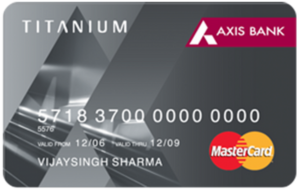 Axis Bank Titanium Smart Traveller credit card