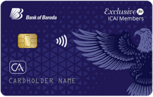 ICAI Bank of Baroda Exclusive Credit Card