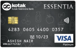 Kotak Bank Essentia Platinum Credit Card