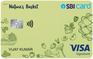 Nature Basket SBI Credit Card
