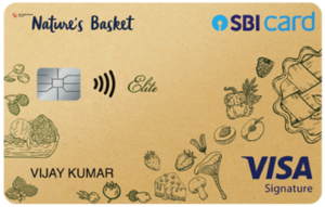 Nature Basket SBI ELITE Credit Card