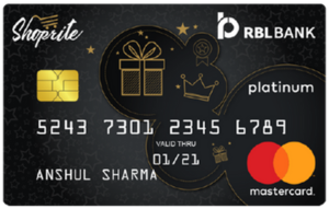 RBL Bank ShopRite Credit Card