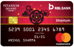 RBL Bank Titanium Delight Credit Card