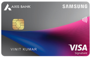 Samsung Axis Bank Signature Credit Card