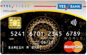Yes Bank First Exclusive Credit Card