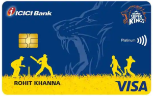Chennai Super Kings ICICI Bank Card